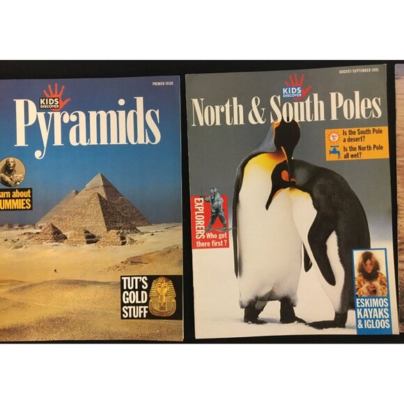 Kids Discover Magazine Lot of 6 Pyramids Earthquakes America Columbus Weather - Picture 2 of 7